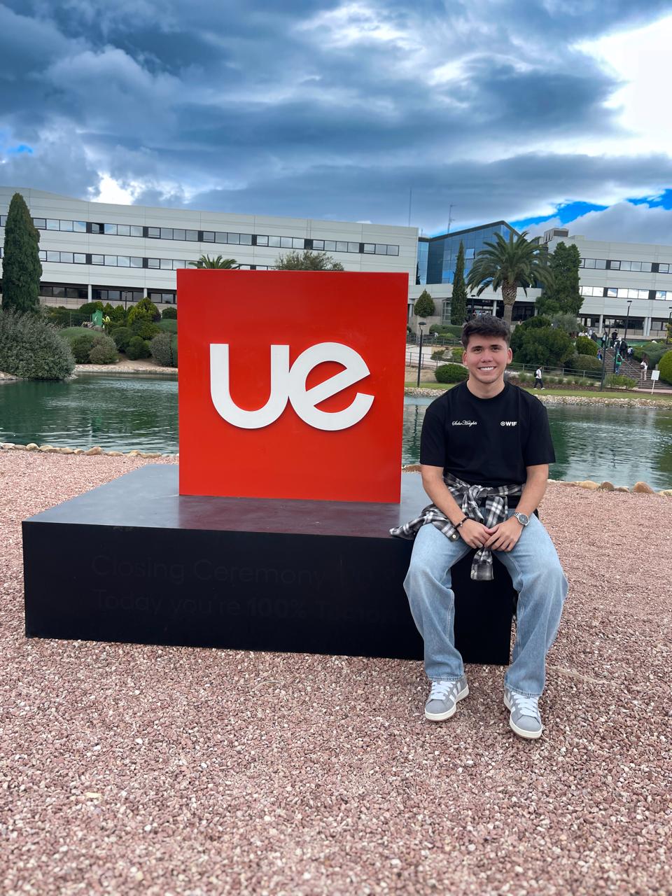 Estudiante de ILearning en una universidad europea